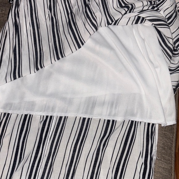 Mod Ref Black and White Striped Maxi Dress - Picture 8 of 8